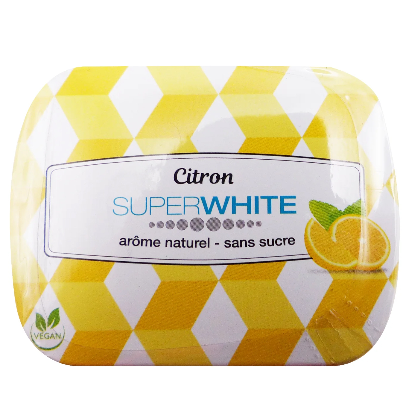 Superwhite Mini Minits Citron sukkerfri mundfriskende pastiller med citronsmag (50 stk.) - Superwhite Pastiller - Pastiller Frisk Ånde