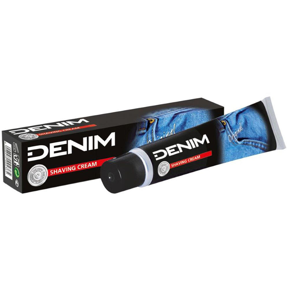 Denim Shaving Cream klassisk barbercreme til en glat og behagelig barbering (100 ml.)