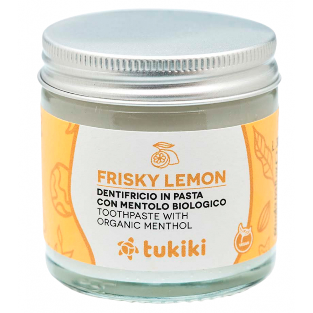 Naturlig Tandpasta Tukiki Frisky Lemon Økologisk Mentol