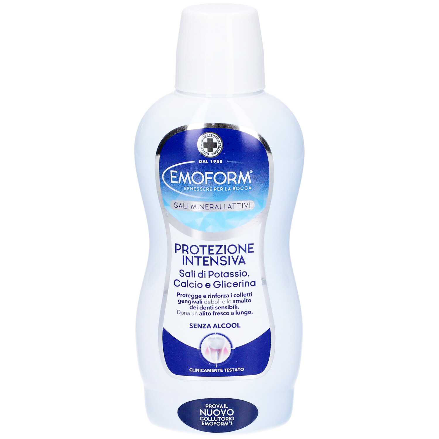 Emoform Intensive Protection Mundspülung mit aktiven Mineralsalzen – ohne Alkohol (400 ml.)