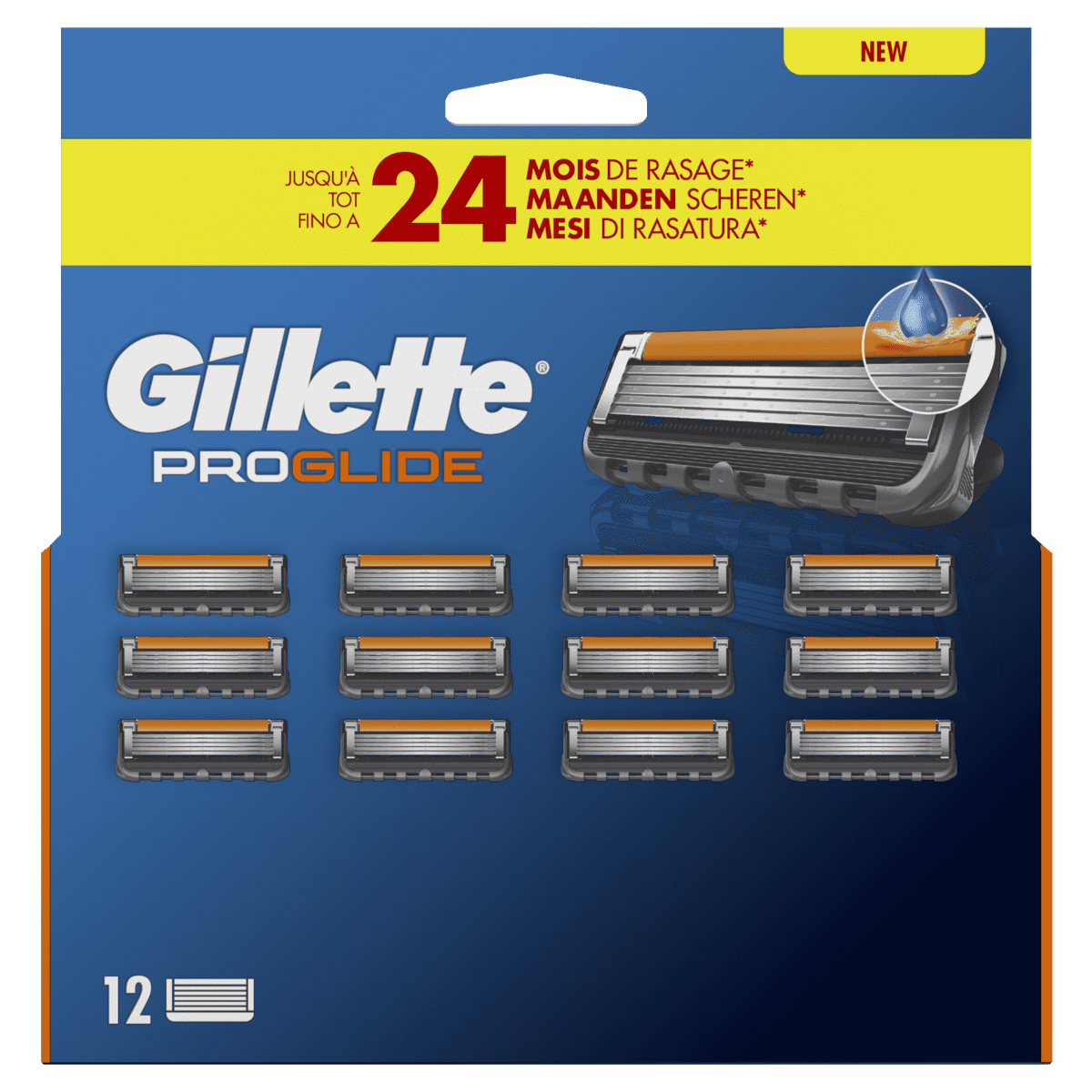 Gillette 12 stk. ProGlide Barberblade - Gillette ProGlide