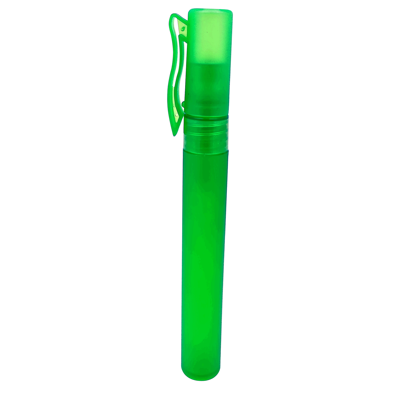Spray med Clips - Forstøver 10 ml. - Flere farver GRØN - Sprayflaske / Forstøver - 10 ml. - Parfume forstøvere og små sprayflasker