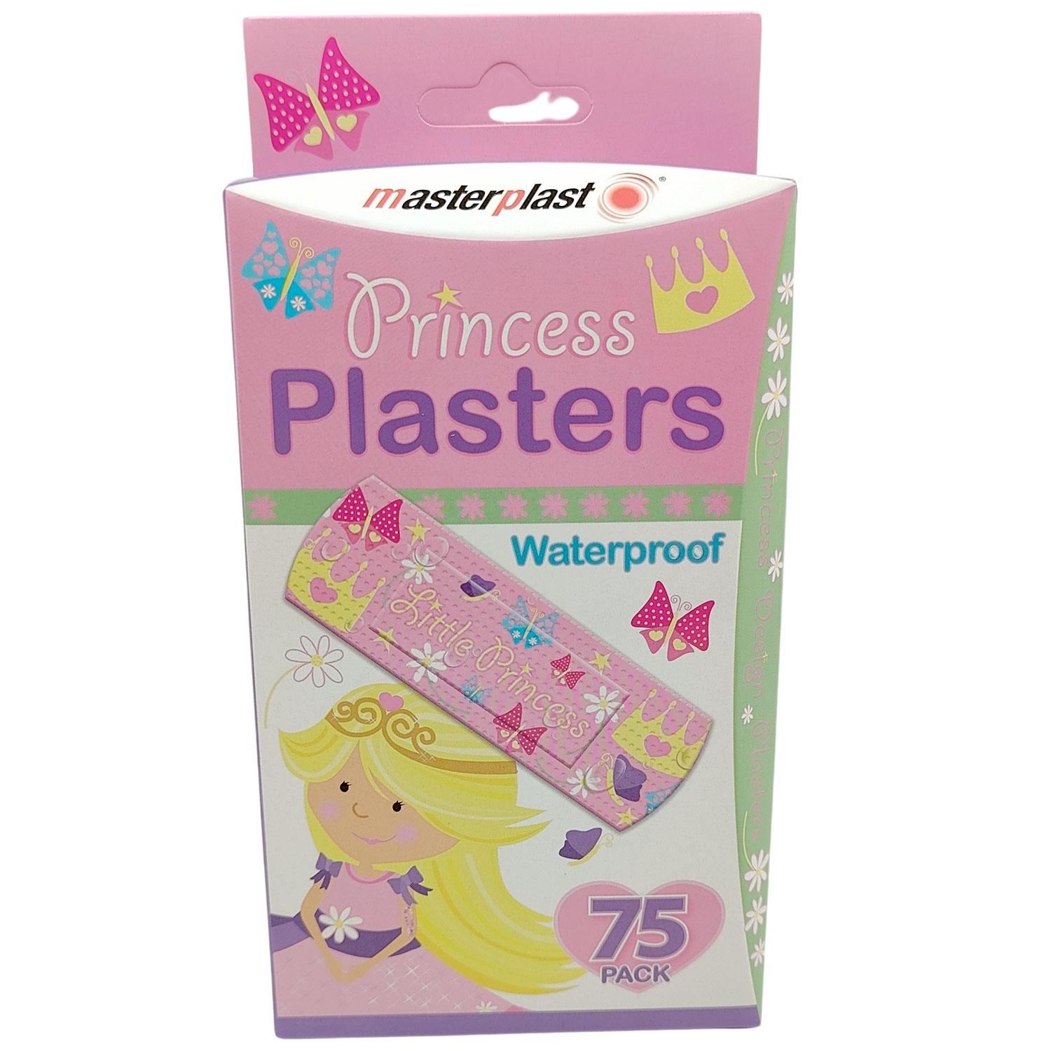 Børneplaster Masterplast Pirate & Princess 75 stk. PRINCESS