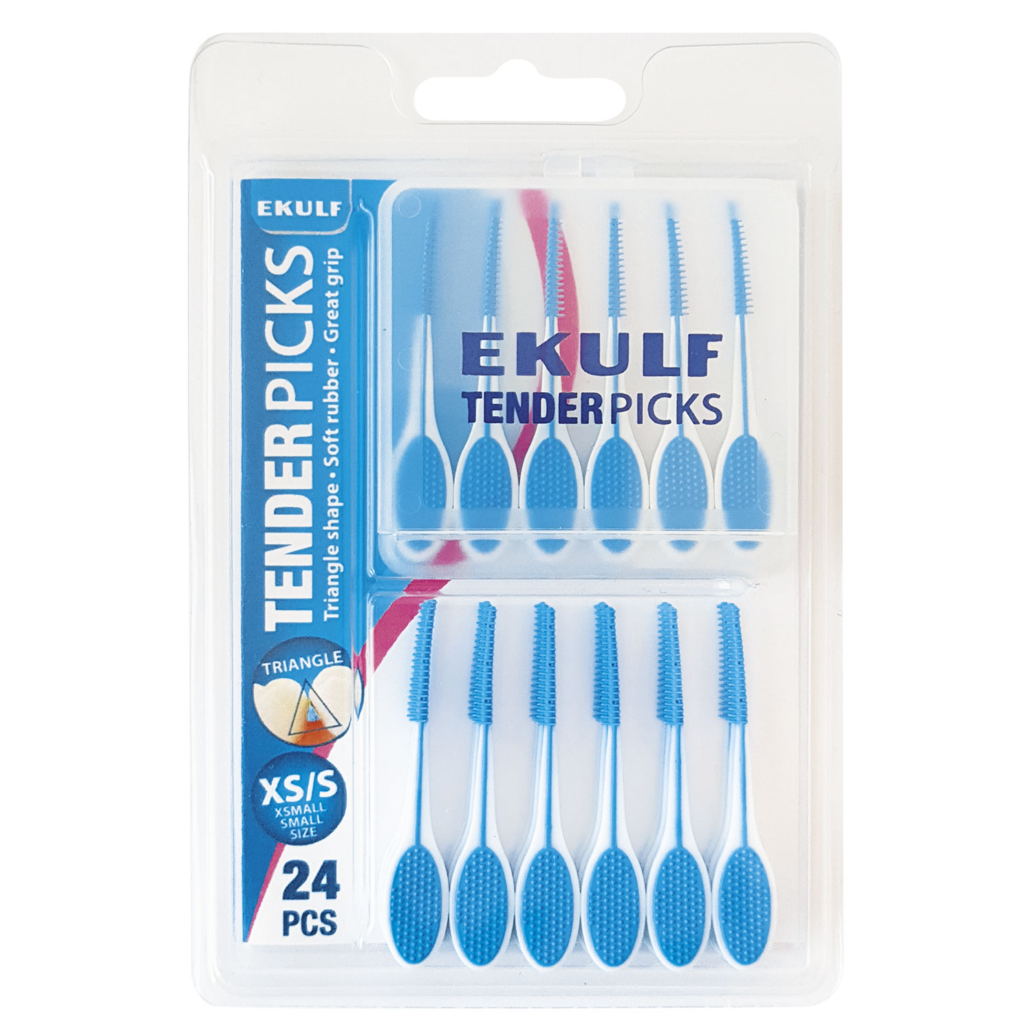 Ekulf TenderPicks XS/S Soft Sticks - BLÅ