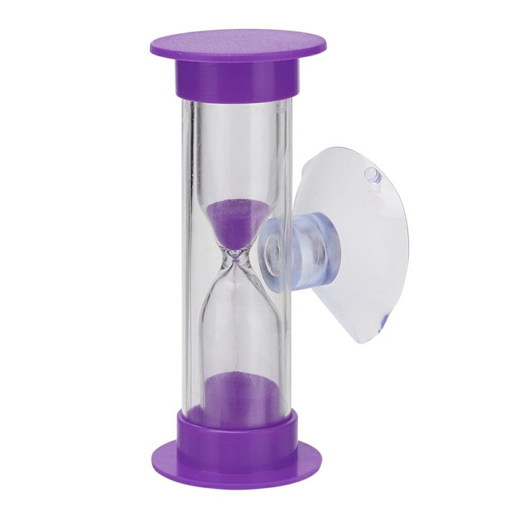 Timeglas med Sugekop 3 Minutter LILLA