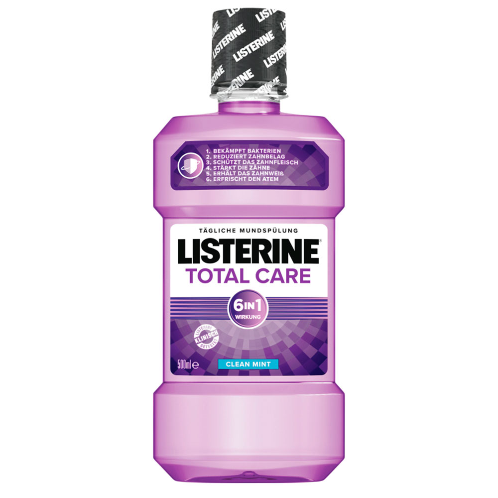 Listerine Mundskyl 600 ml. Total Care 6-in-1