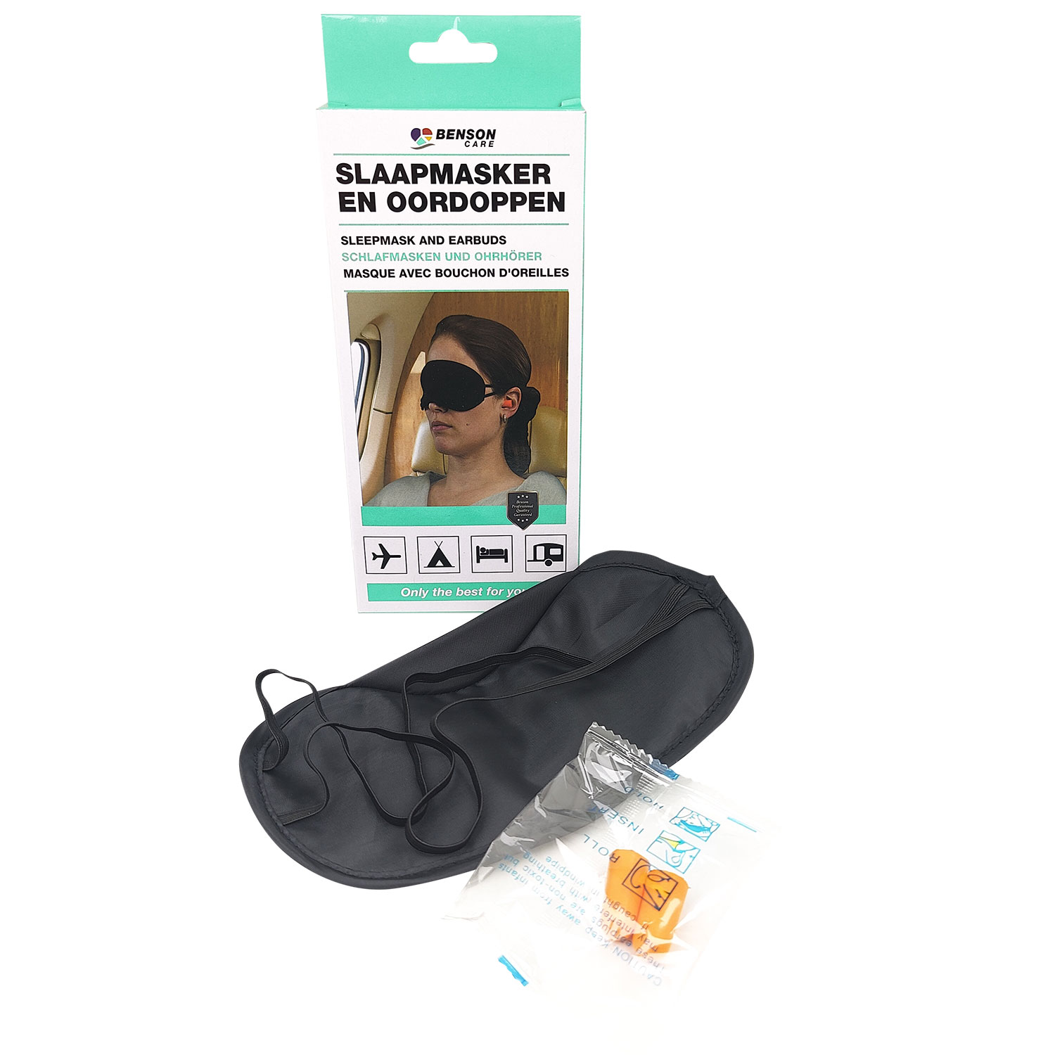 Ørepropper + Sovemaske Travel Kit