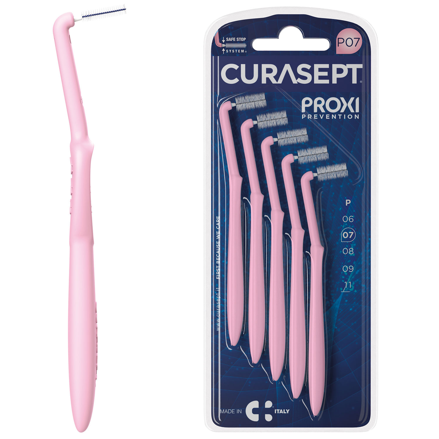 Curasept Mellemrumsbørster Proxi Angle Prevention 0.7 mm ISO 1