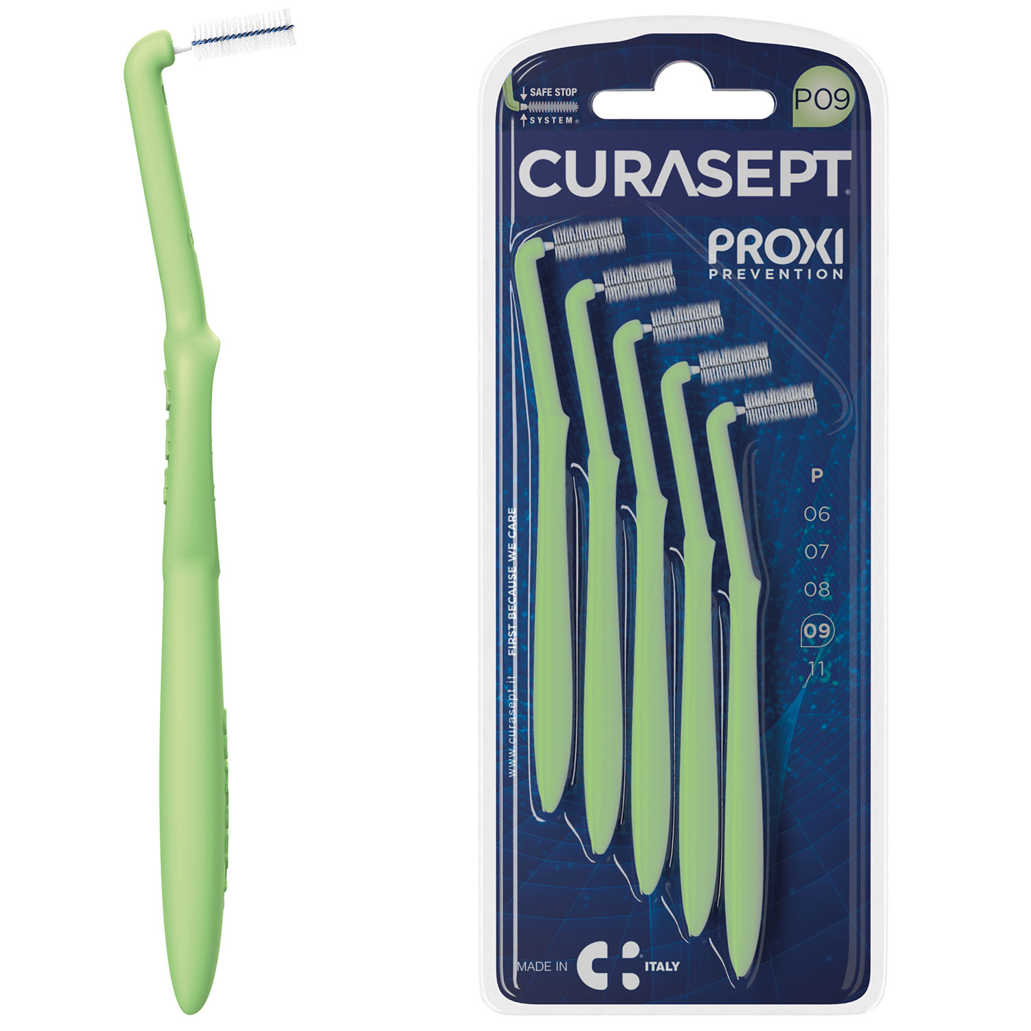 Curasept Mellemrumsbørster Proxi Angle Prevention 0.9 mm ISO 2