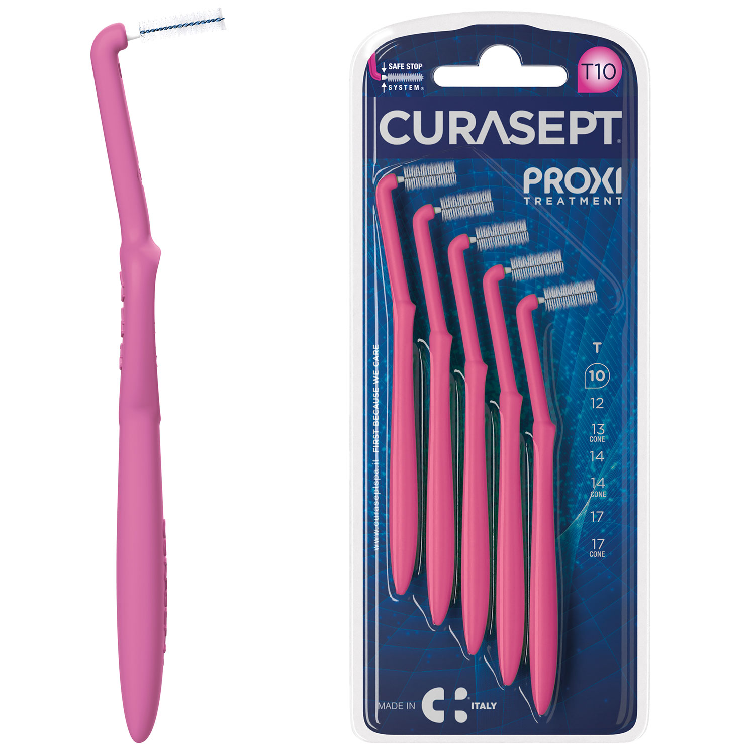 Curasept Mellemrumsbørster Proxi Angle Treatment 1.0 mm ISO 2