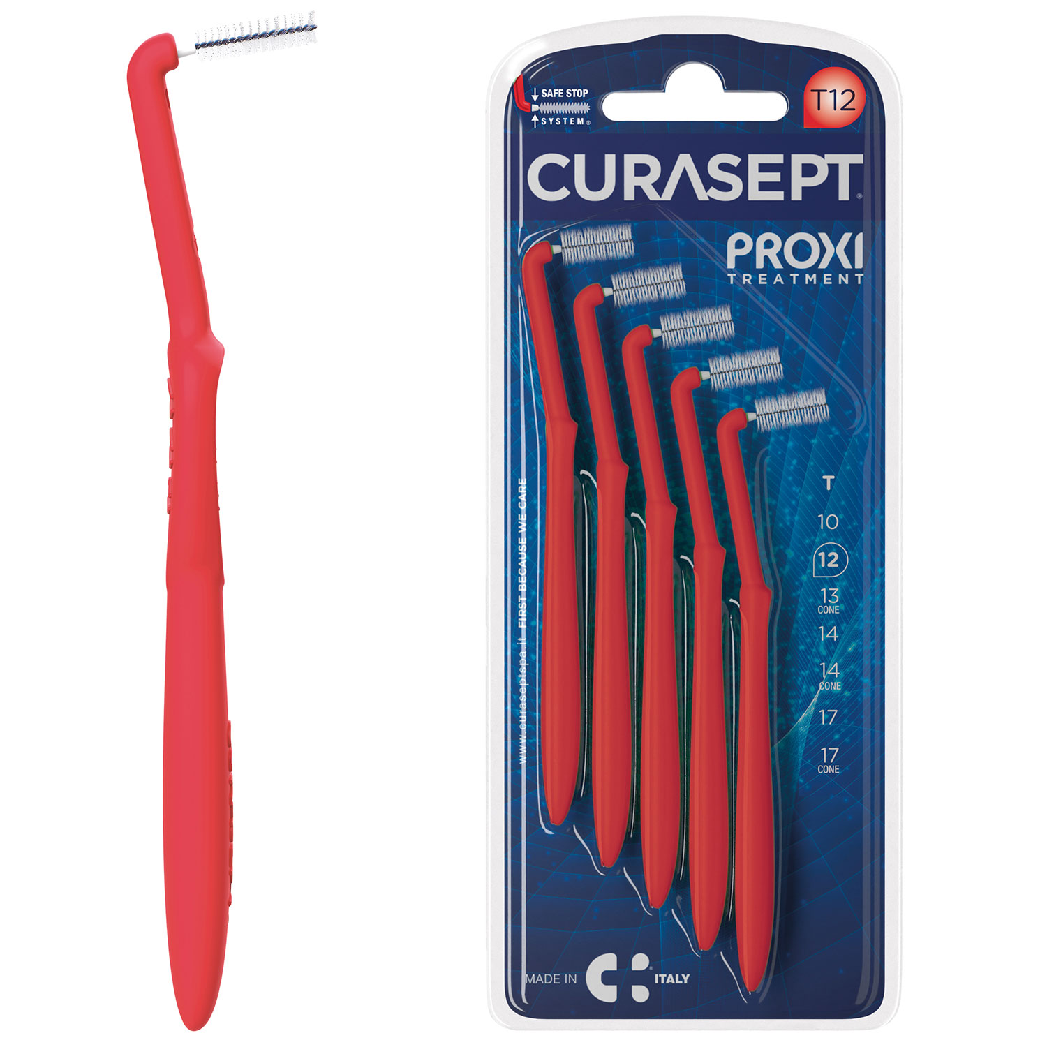 Curasept Mellemrumsbørster Proxi Angle Treatment 1.2 mm ISO 3