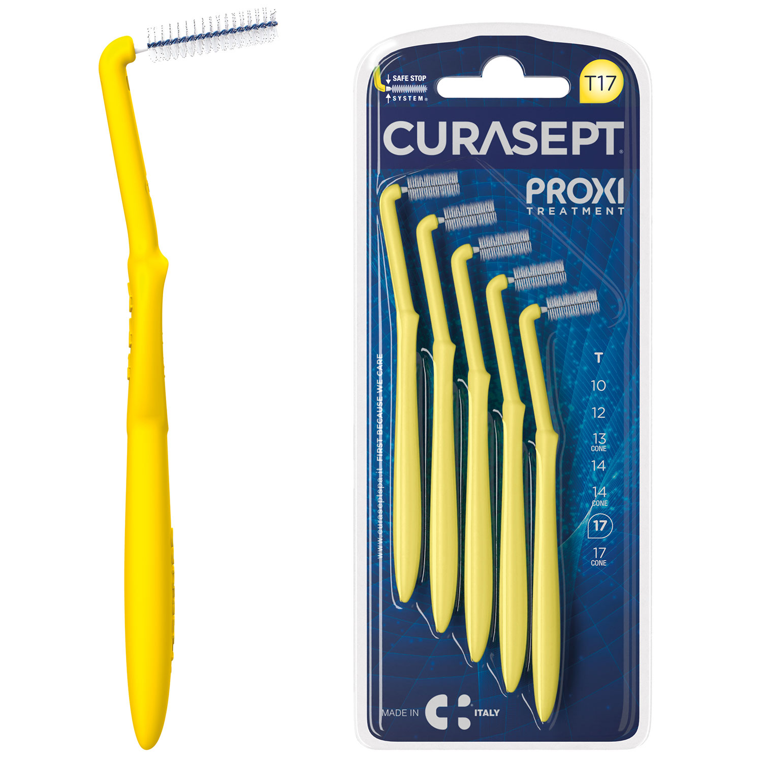 Curasept Mellemrumsbørster Proxi Angle Treatment 1.7 mm ISO 5