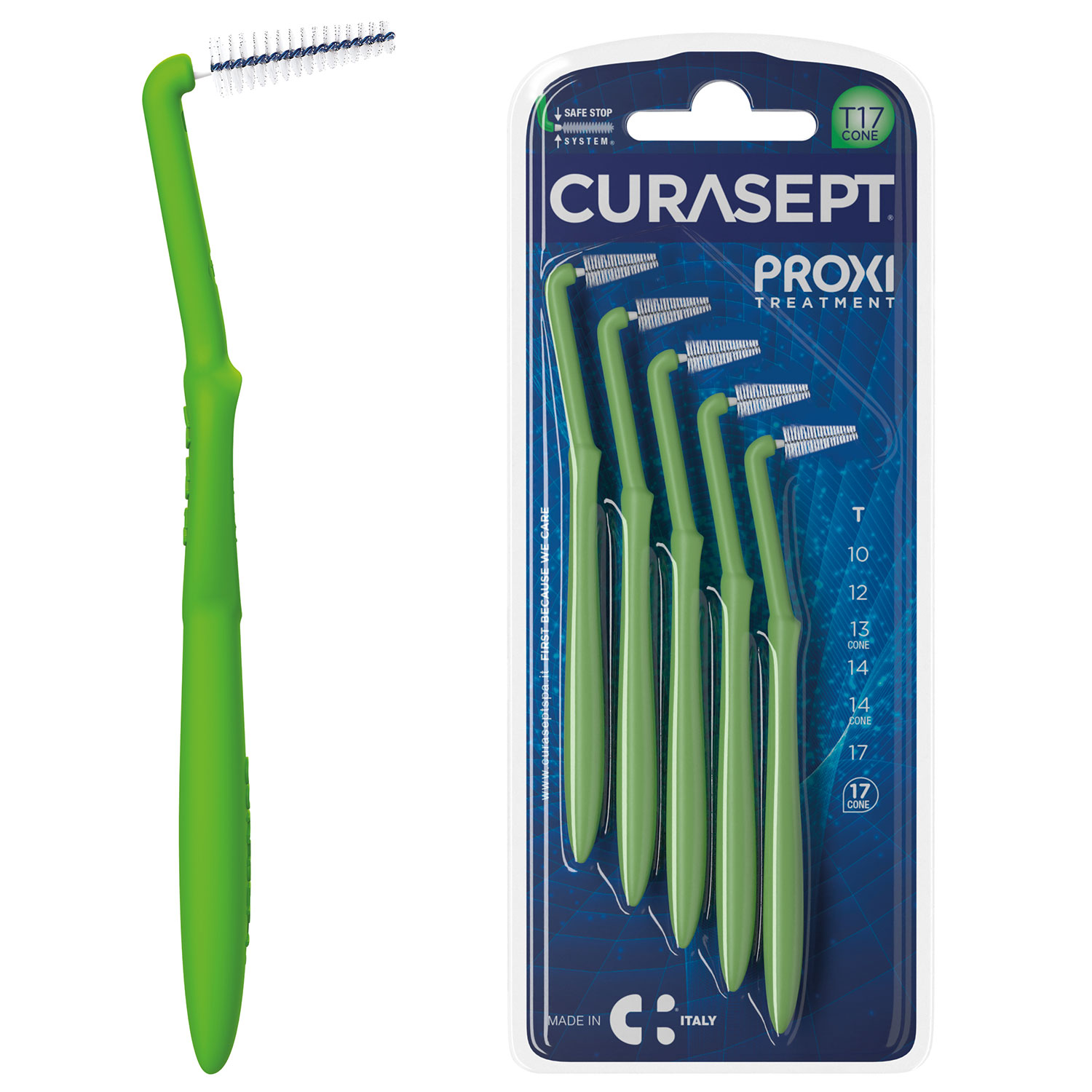 Curasept Zwischenraumbürsten Proxi Angle KONISK Treatment 1,7 mm ISO 5