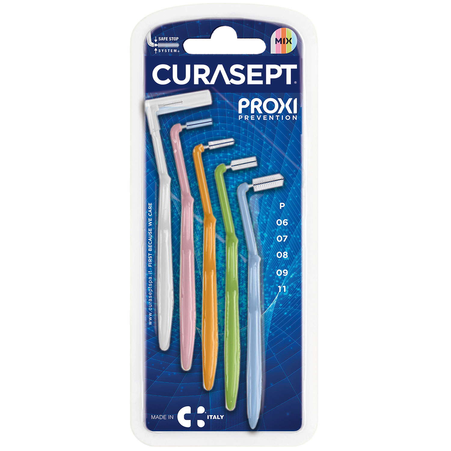 Curasept Mellemrumsbørster Proxi Angle Treatment Mixpakke