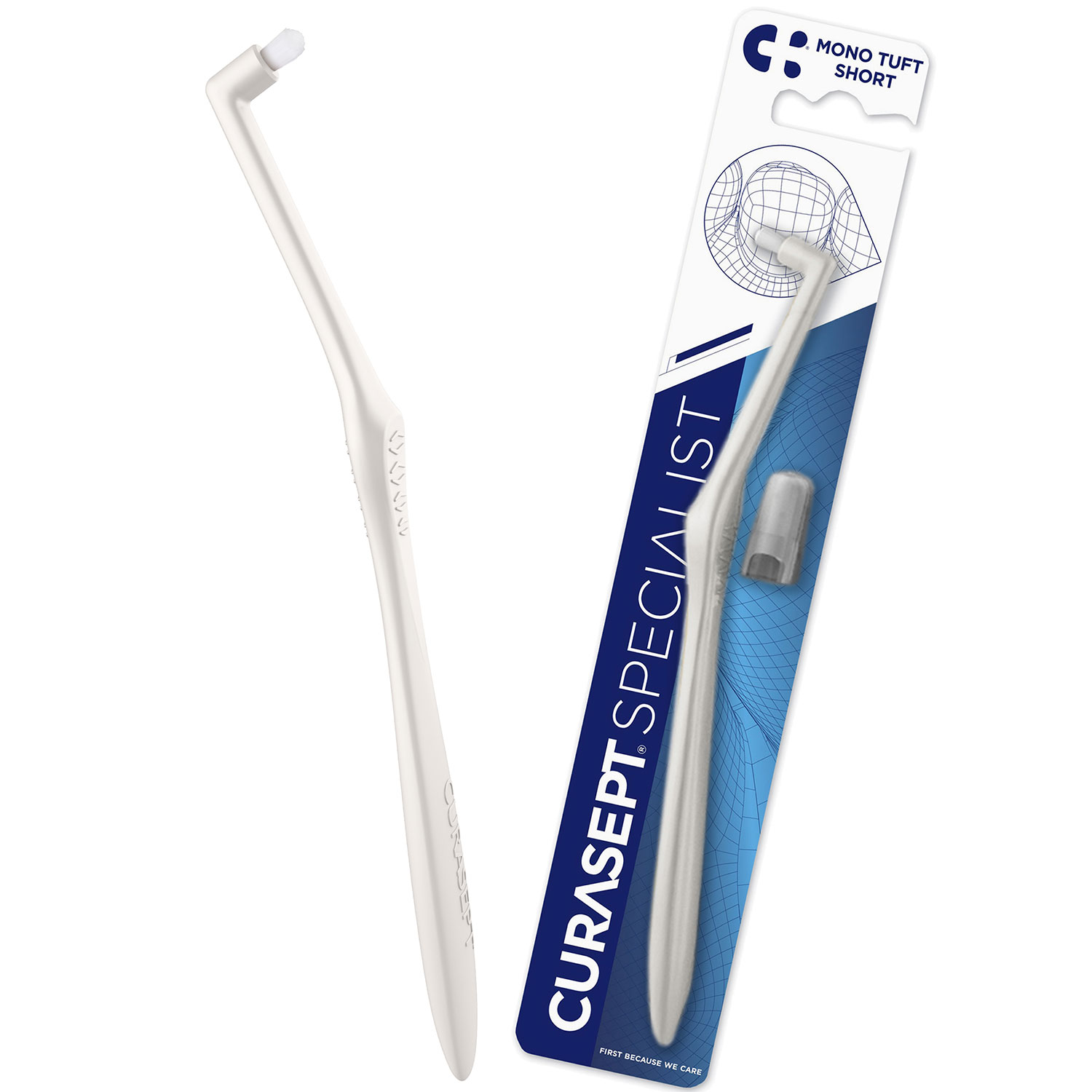 Curasept Specialist Short Mono Tuft Einzelbürste 6 mm,