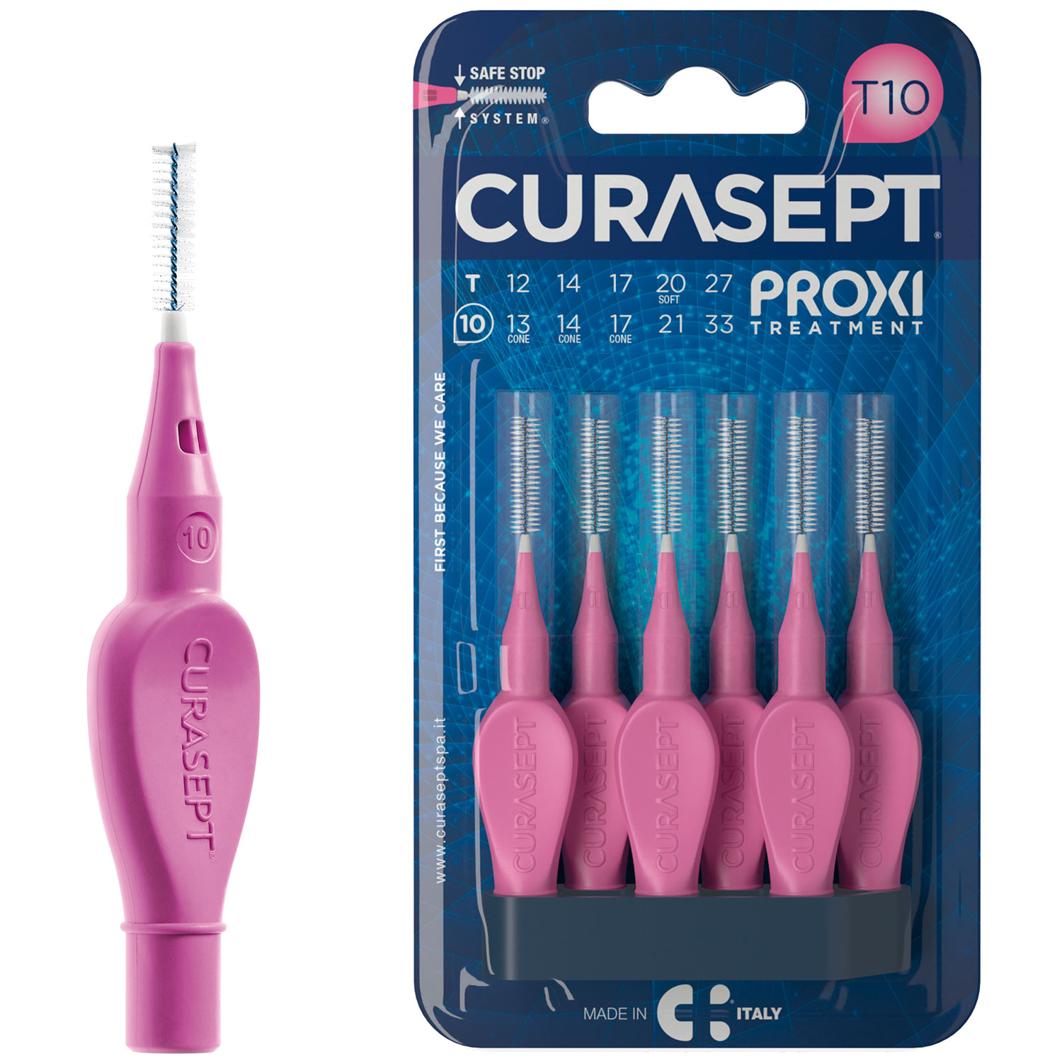Curasept Mellemrumsbørster Proxi Angle Treatment 1.0 mm ISO 2