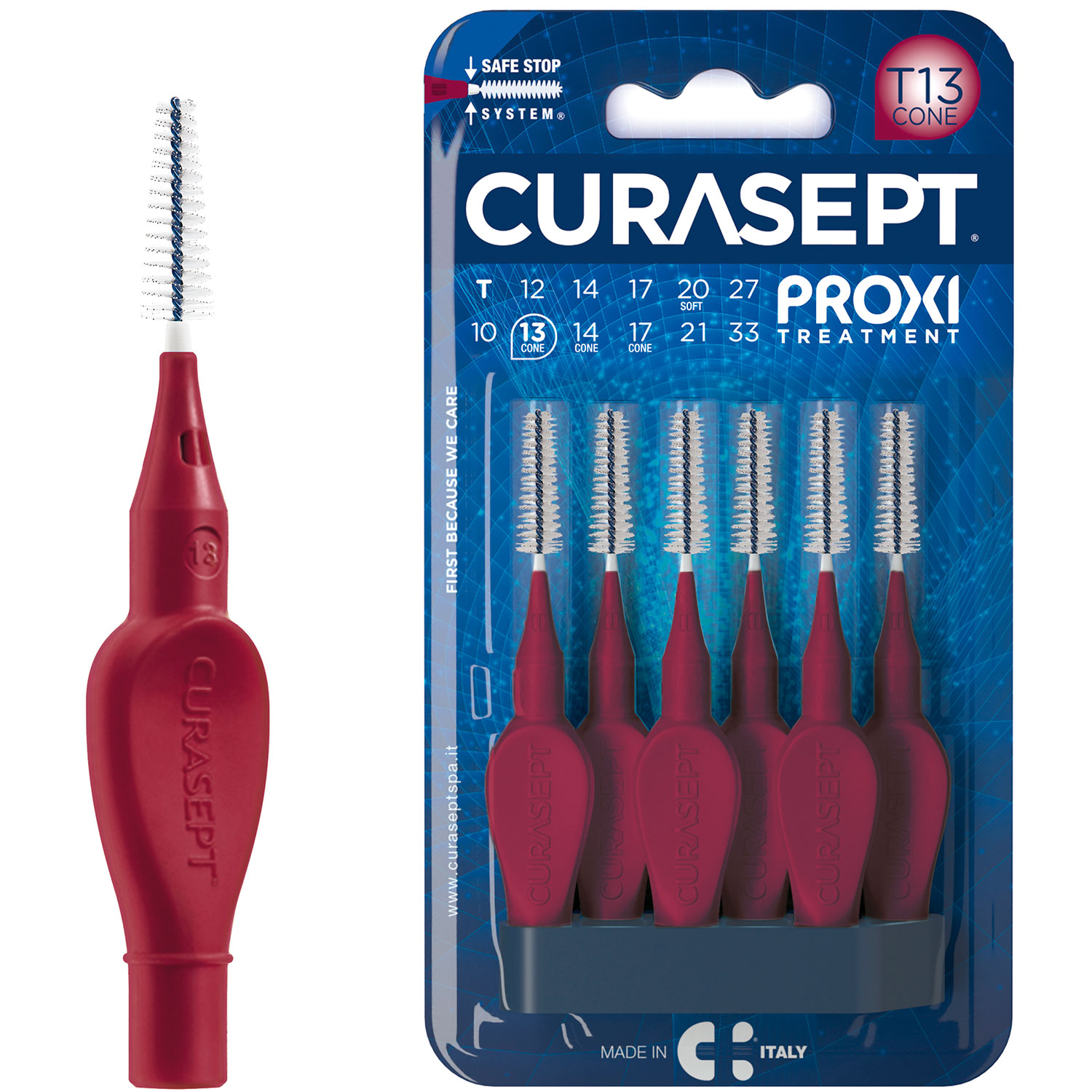 Curasept Zwischenraumbürsten Proxi Behandlung konisch 1,3 mm ISO 3