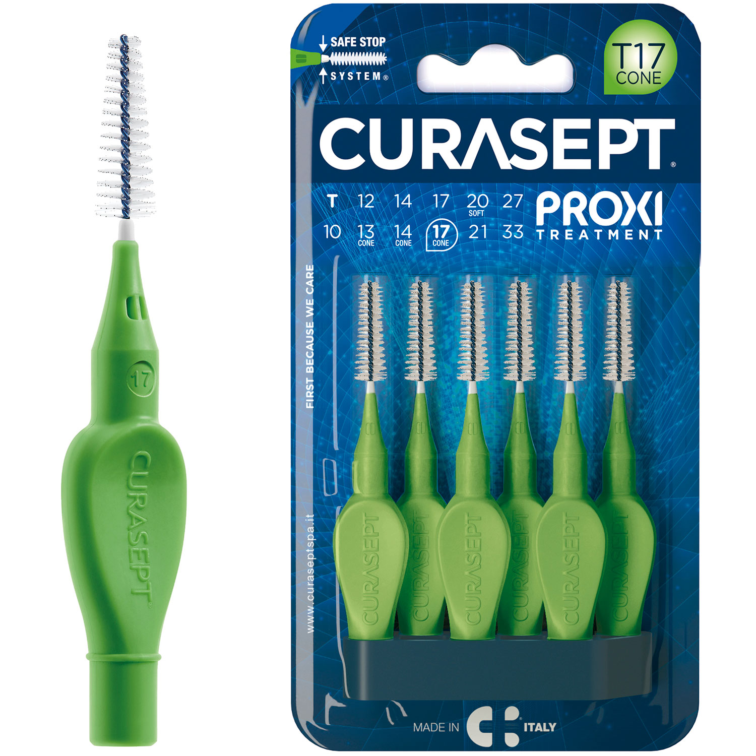 Curasept Zwischenraumbürsten Proxi Behandlung konisch 1,7 mm ISO 5
