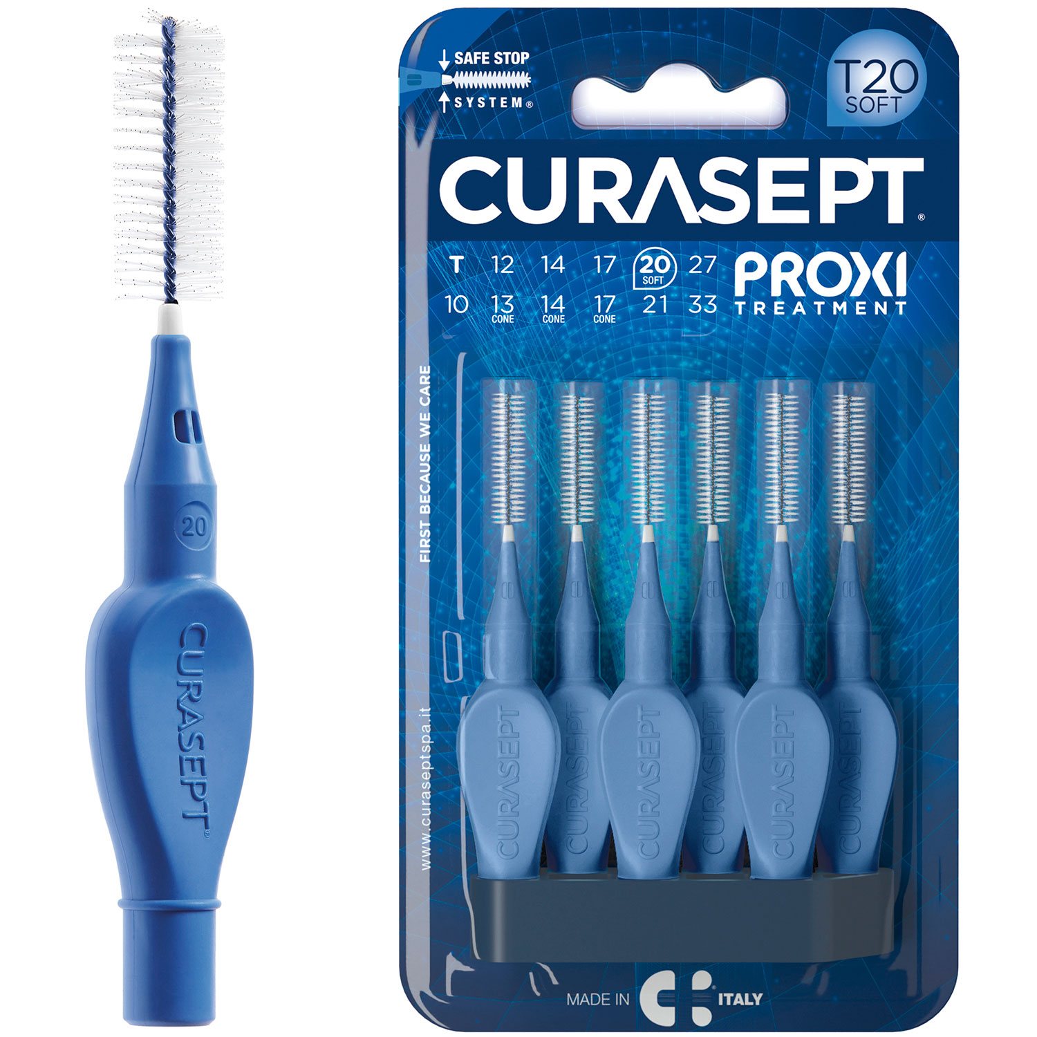 Curasept Mellemrumsbørster Proxi Treatment Soft 2.0 mm ISO 6