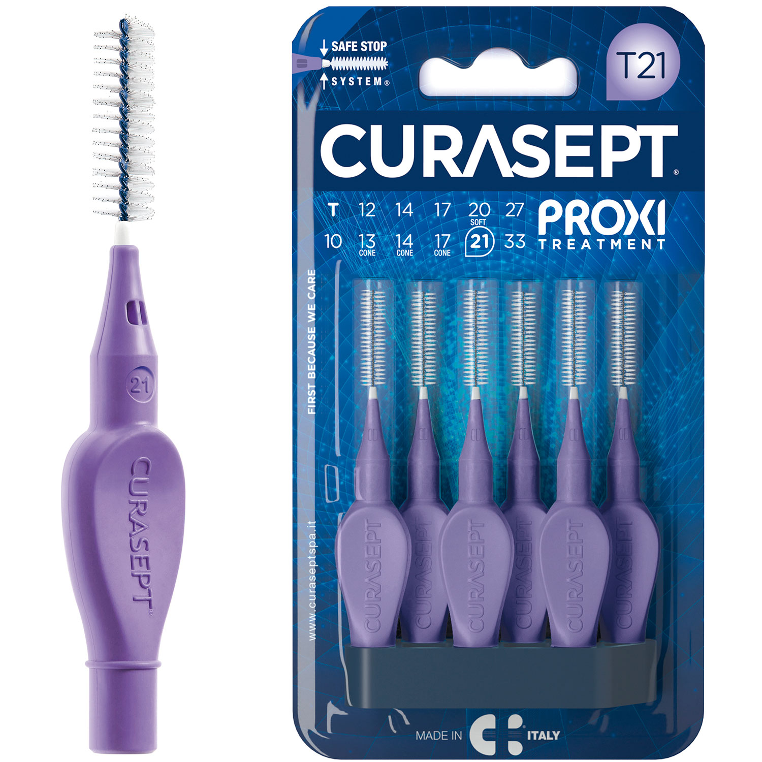 Curasept Zwischenraumbürsten Proxi Behandlung 2,1 mm ISO 6