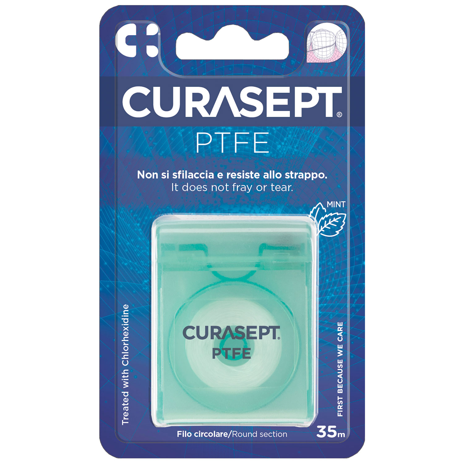 Curasept Tandtråd PTFE 50 mtr. - Curasept Floss