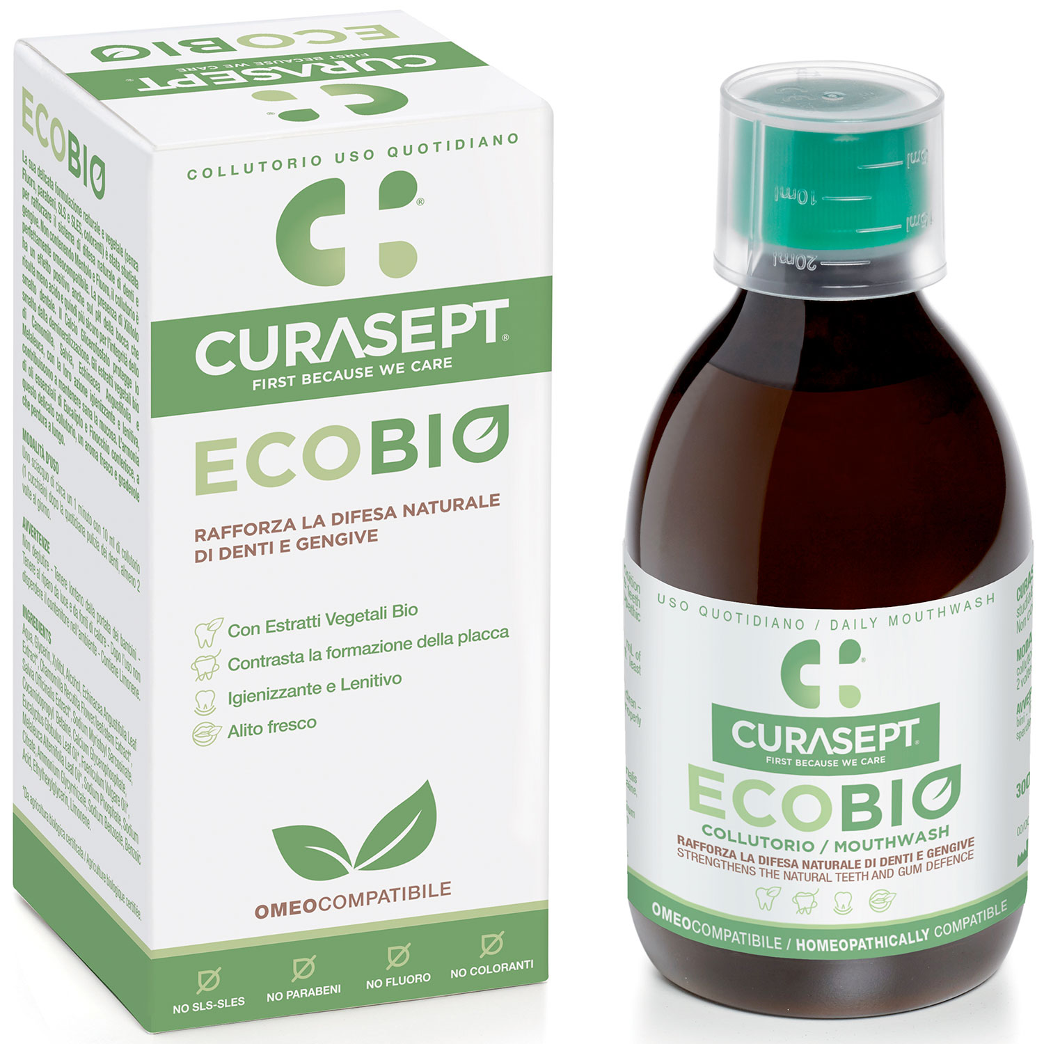 Bio-Mundwasser Curasept ECOBIO 300 ml.