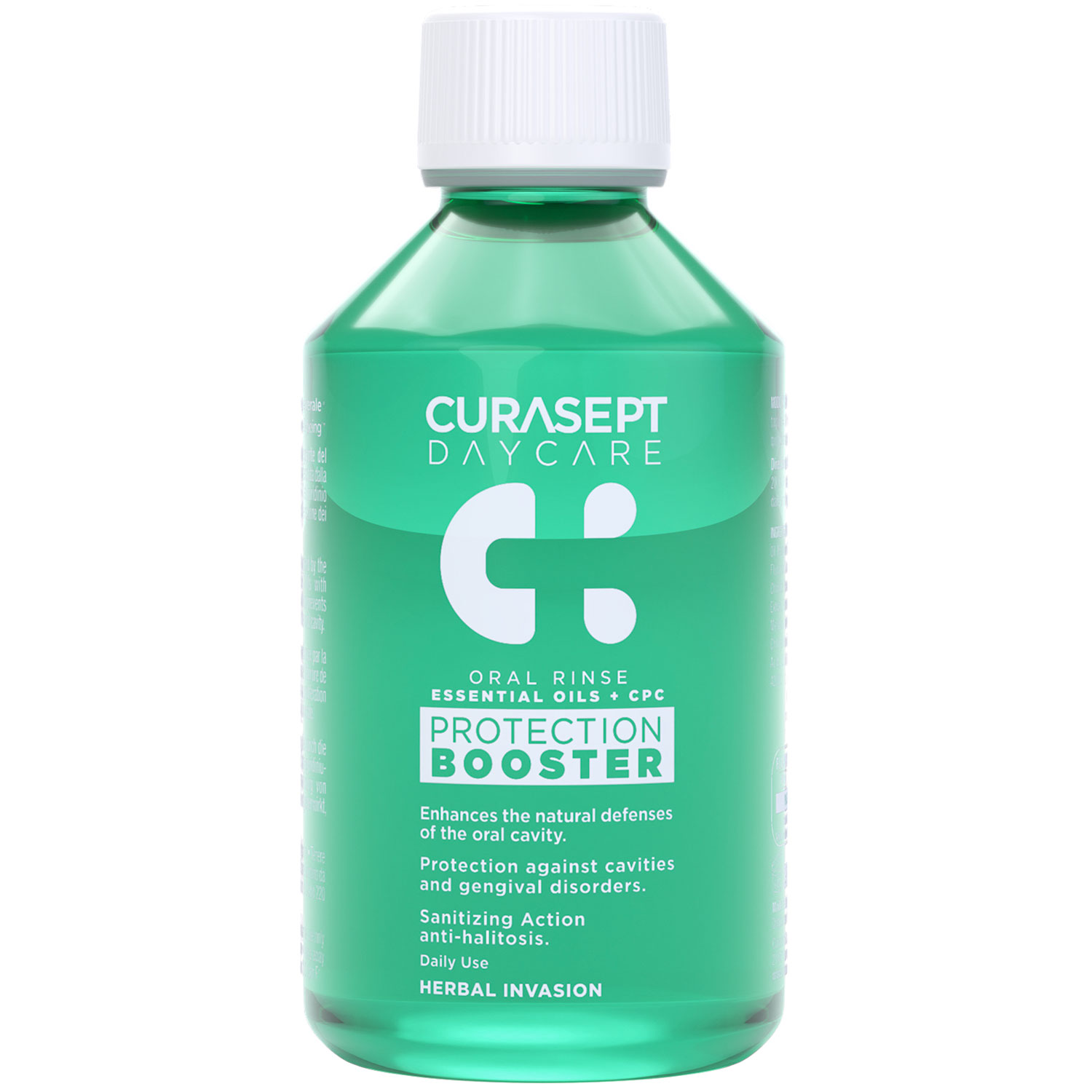 Curasept Herbal Mundskyl DayCare Booster 500 ml. - Curasept DayCare