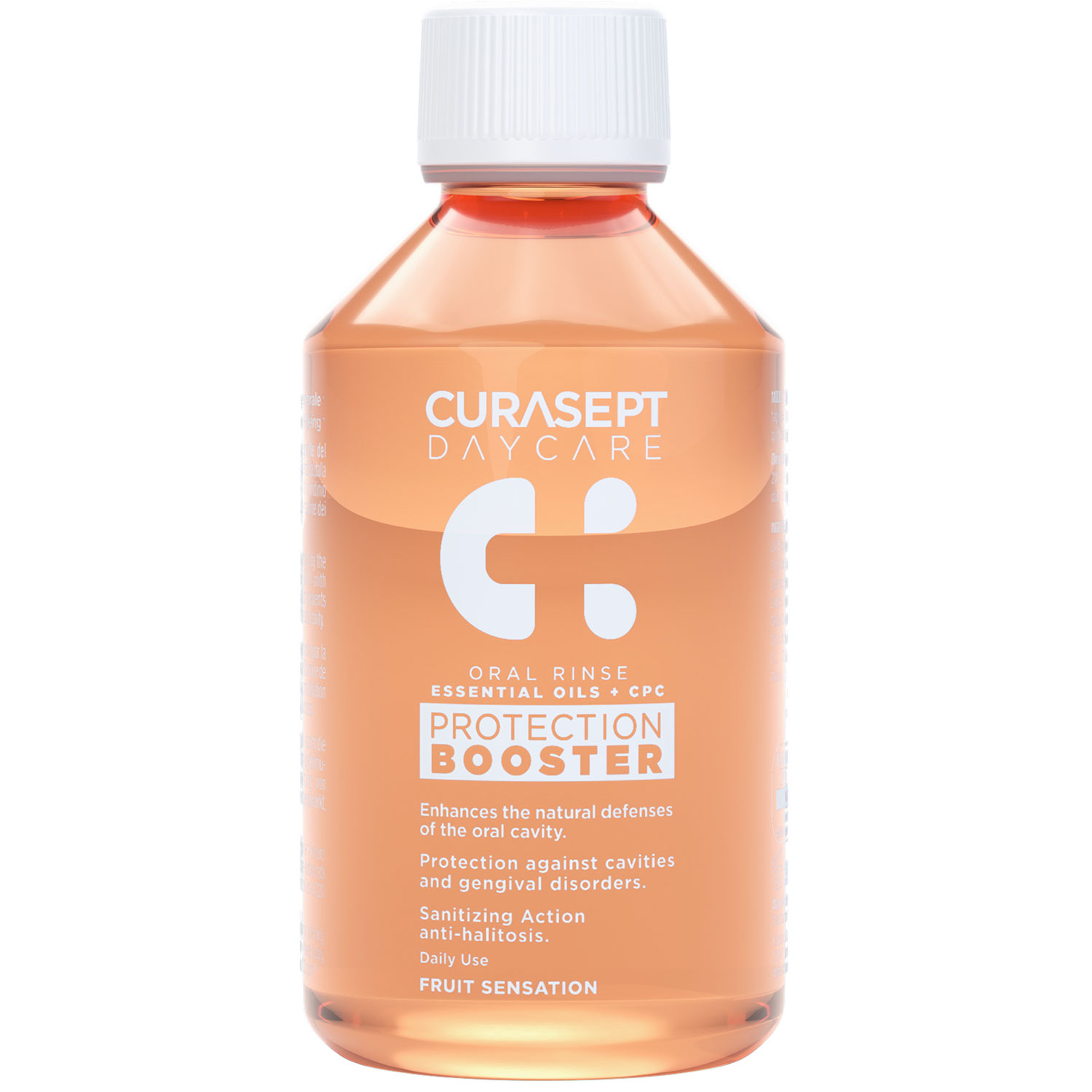 Curasept Mundwasser DayCare Booster Fruit Sensation 500 ml.