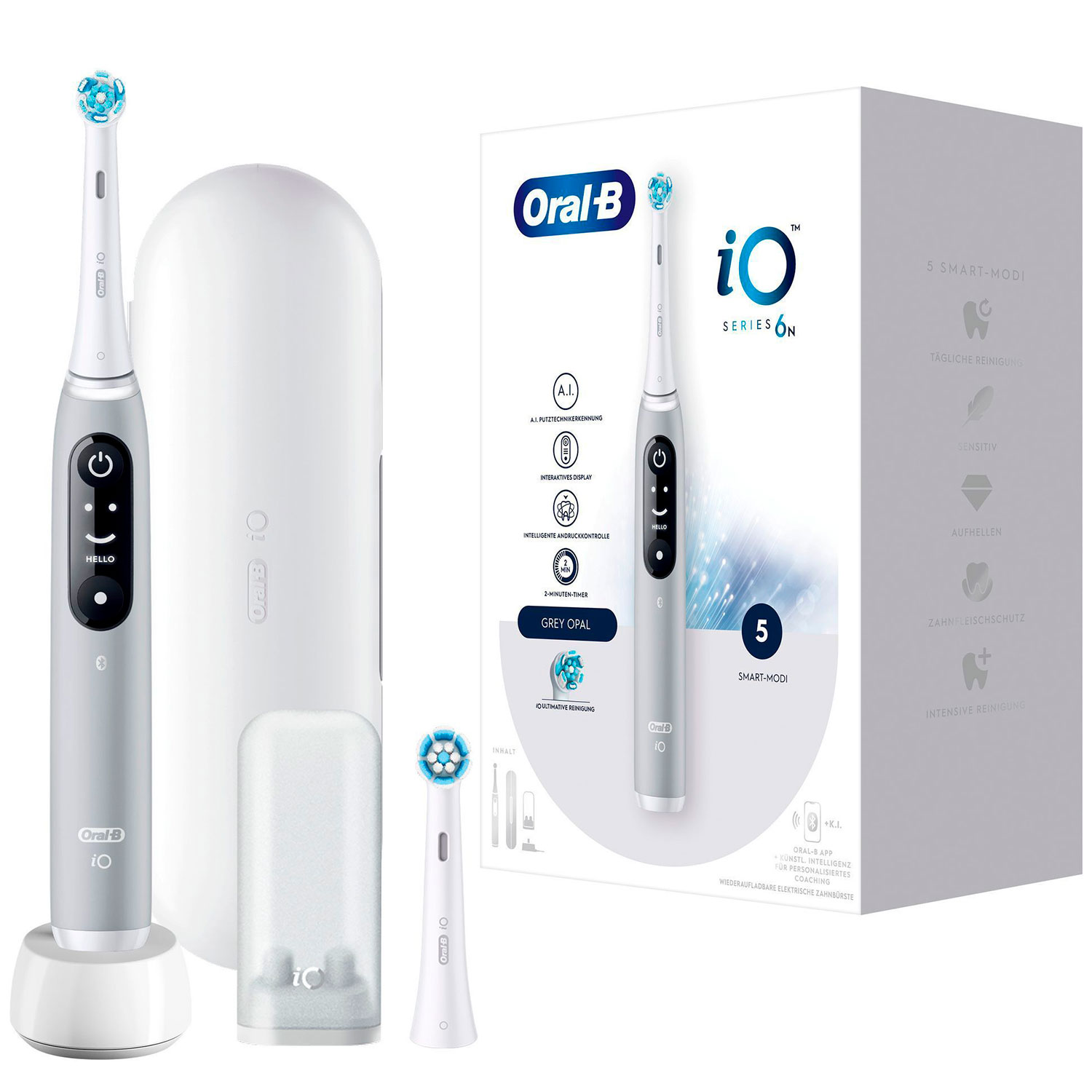 Oral-B iO Series 6n El-tandbørste Grey Opal
