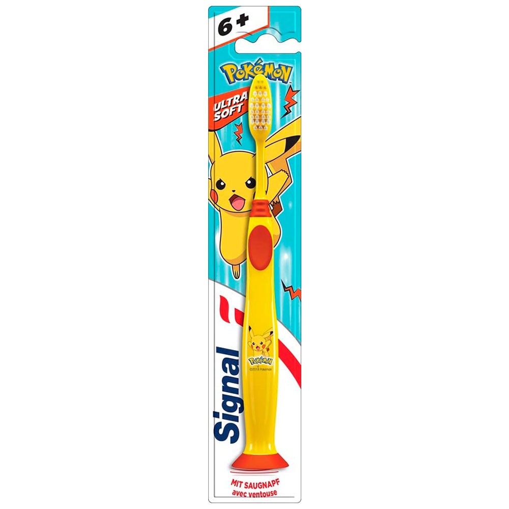 Pokémon Børnetandbørste SIGNAL Junior GUL
