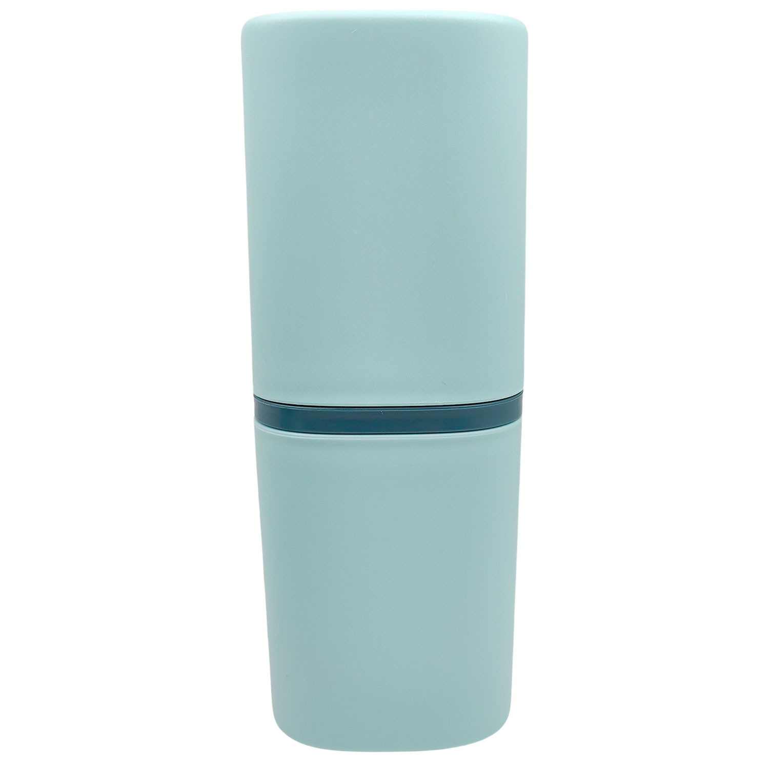Zahnbürstenetui Zahnbecher Robust Design HELLBLAU