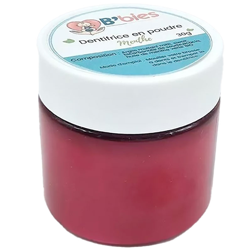 Økologisk Tandpasta Pulver Bbies Mint Ayurvedisk