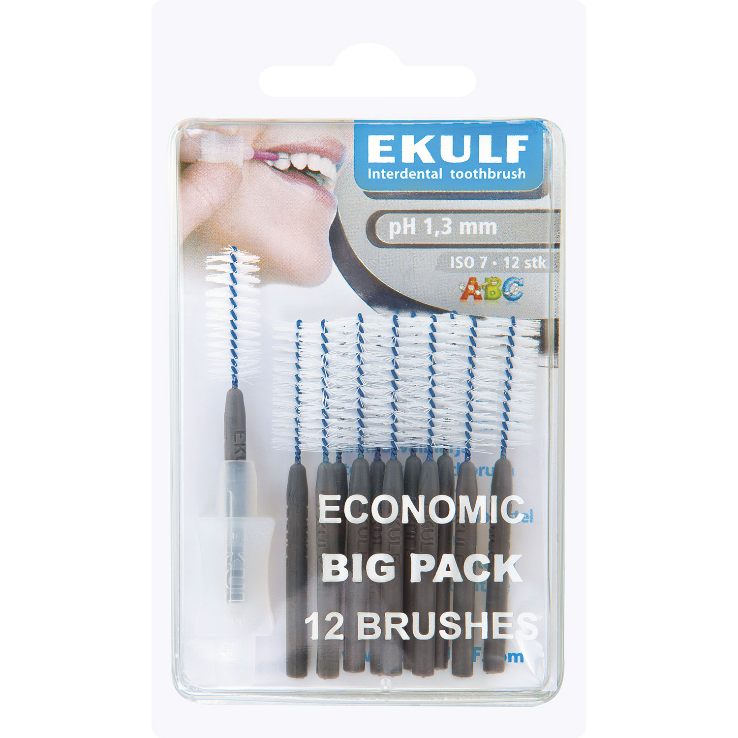 Ekulf ph Gap Bürsten 1,3 mm GRAU
