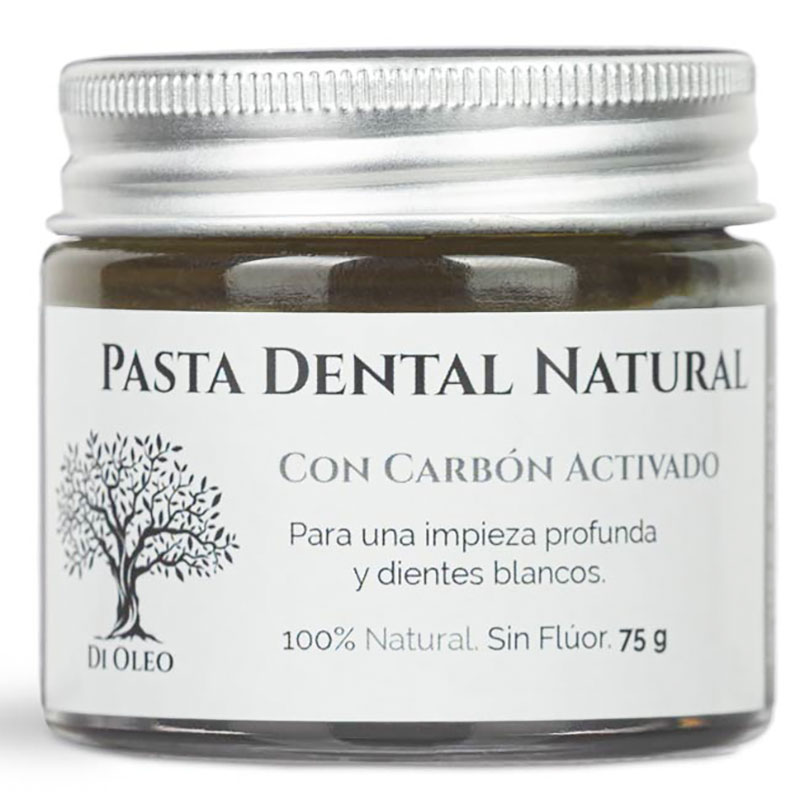 Natürliche Holzkohle-Zahnpasta Di Oleo 75 gr.