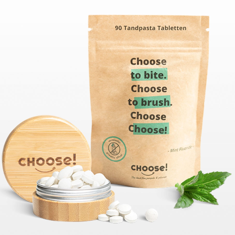 Zahnpasta-Tabletten CHOOSE! Starterpaket