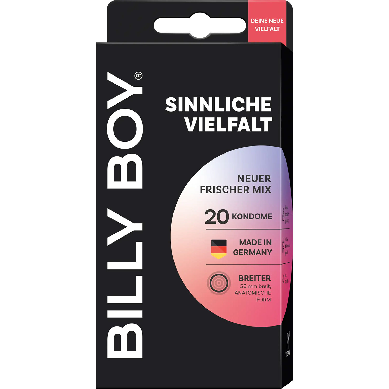 Billy Boy Kondome Sinnliche Vielfalt 56 mm 20 Stk.