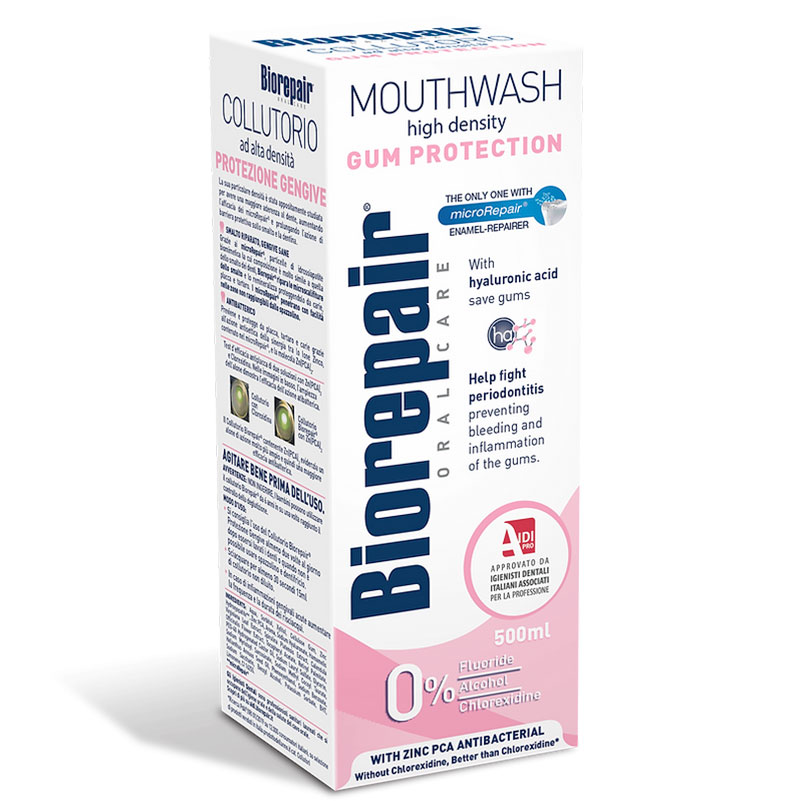 Biorepair Zinc Hydroxyapatite Mundwasser Gum 500 ml Protection