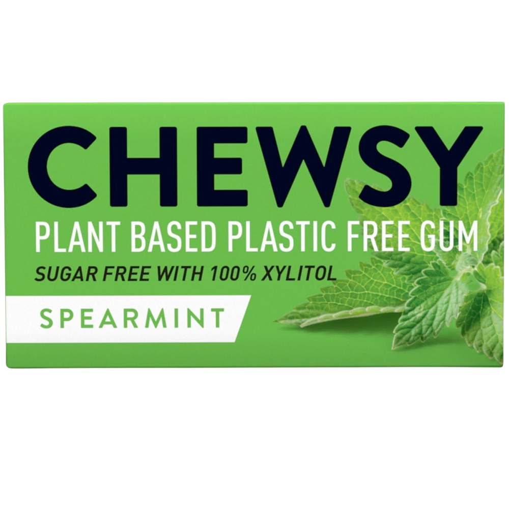 Naturlig Plastikfri Tyggegummi CHEWSY Xylitol Spearmint 15g