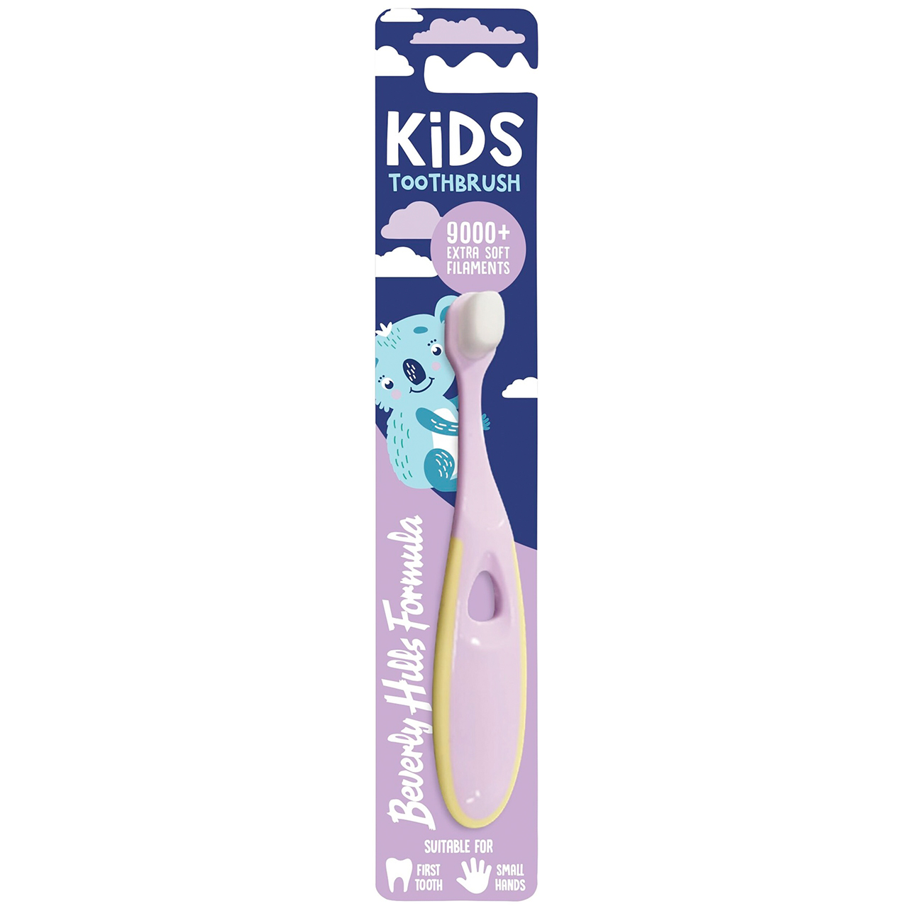 Kinderzahnbürste BEVERLY HILLS FORMULA 9008 Filament Extra Soft Ab 0 Jahren LILA