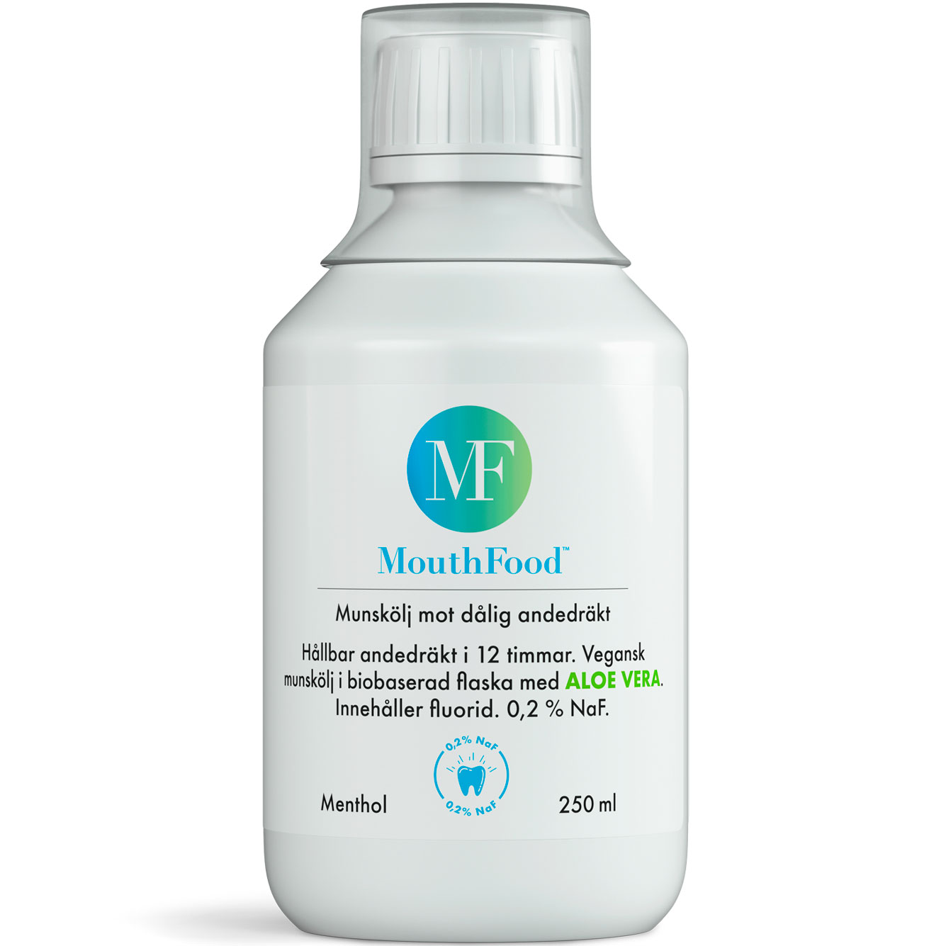 Mundskyl mod Dårlig Ånde MOUTHFOOD 0.2 % Fluor 500 ml