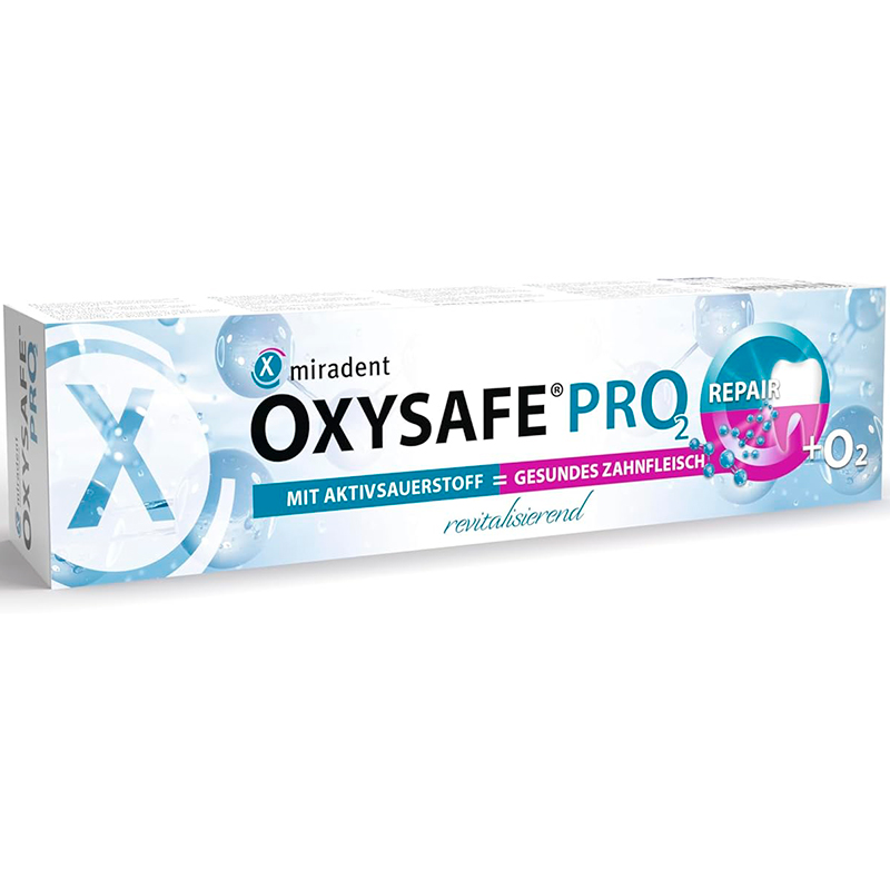 Xylitol Tandpasta med Aktiv Ilt Miradent Oxysafe Pro² 75 ml