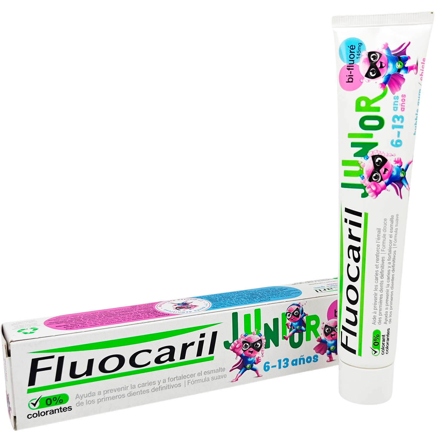 Kinderzahnpasta Gel FLUOCARIL Junior Bubble Gum 75 ml