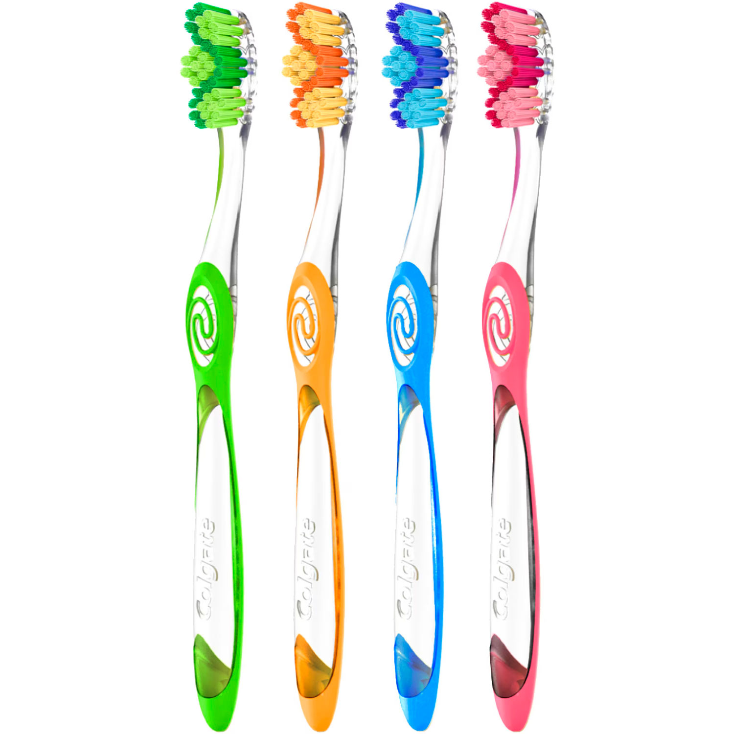 COLGATE Tandbørster 4 stk. Twister Design Edition Soft