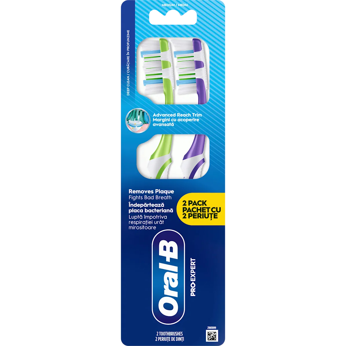 ORAL-B Tandbørster 2 stk. Pro-Clean Medium 40