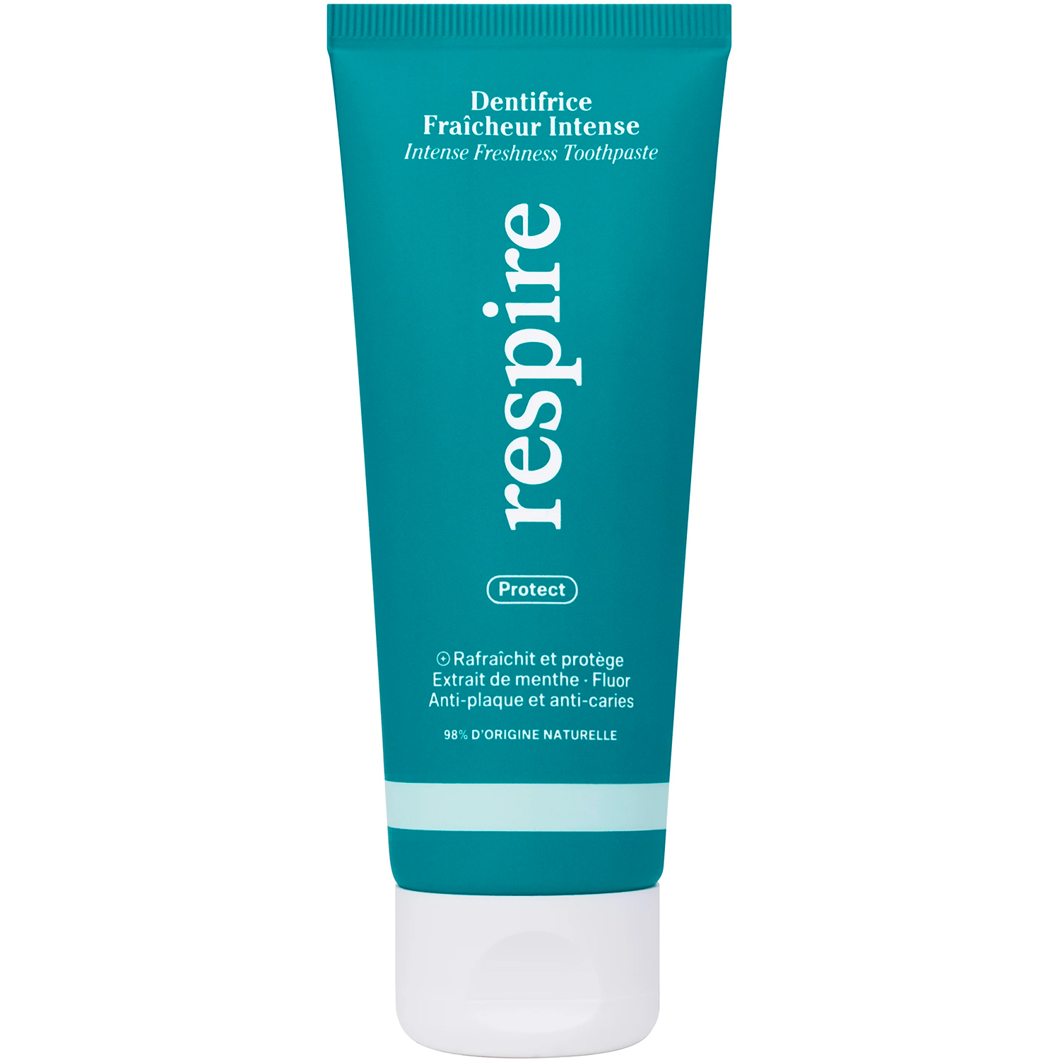 Natürliche Hydroxyapatite Zahnpasta RESPIRE Protect Intense Freshness 75 ml.