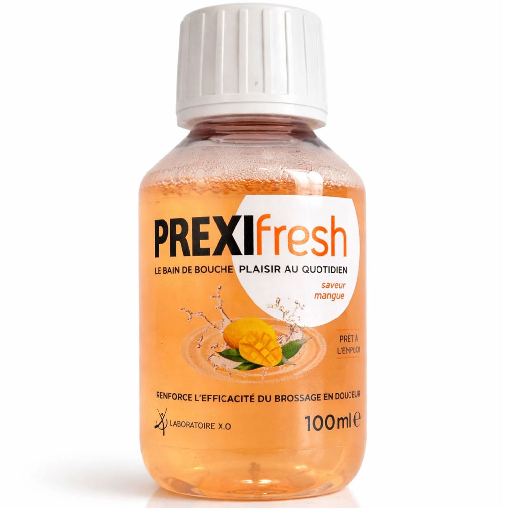 Prexifresh Munddusche Mango 100 ml Frischer Atem mit tropischem Twist, berall