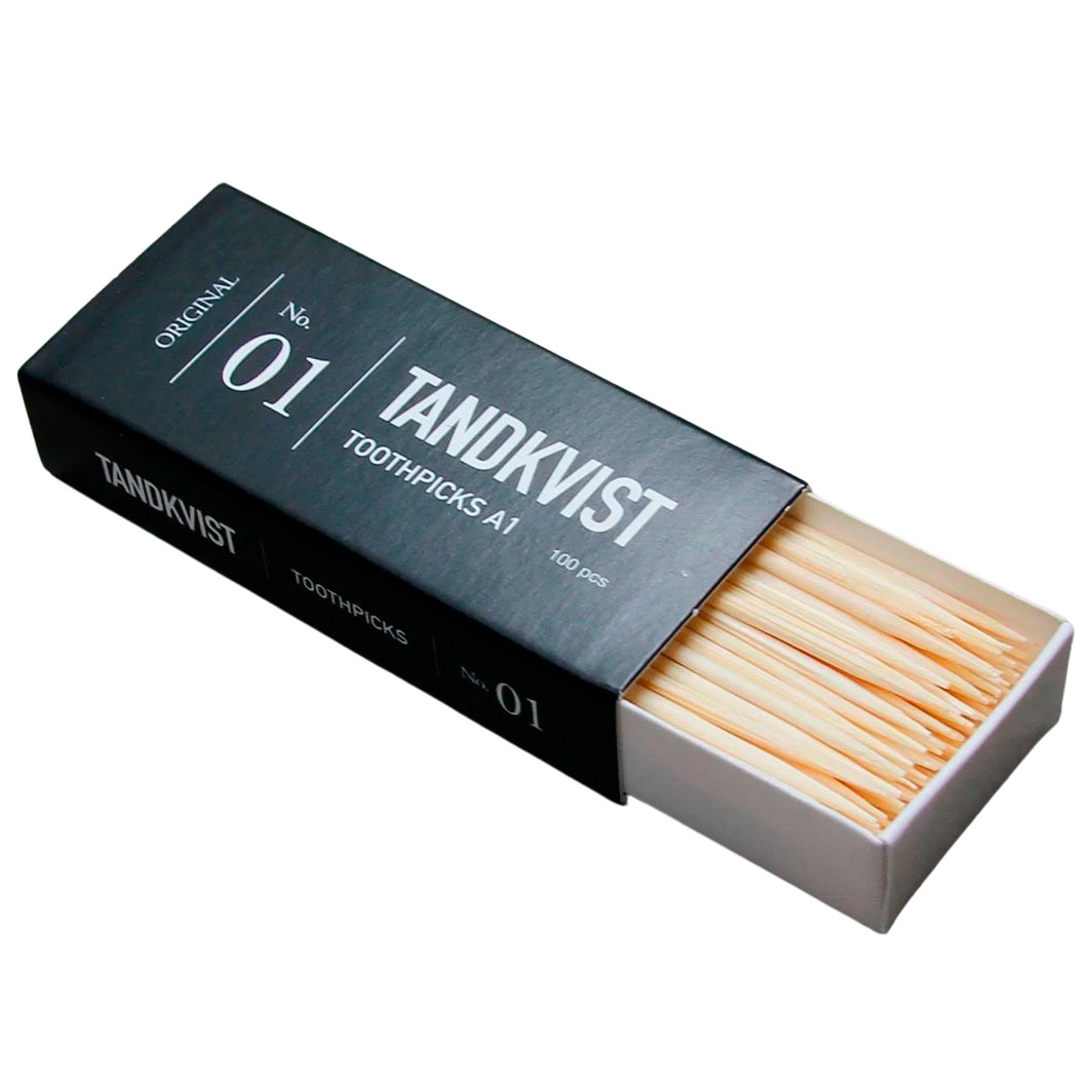Zahnstocher aus Holz. Tandkvist aus Bambus 100 stk.