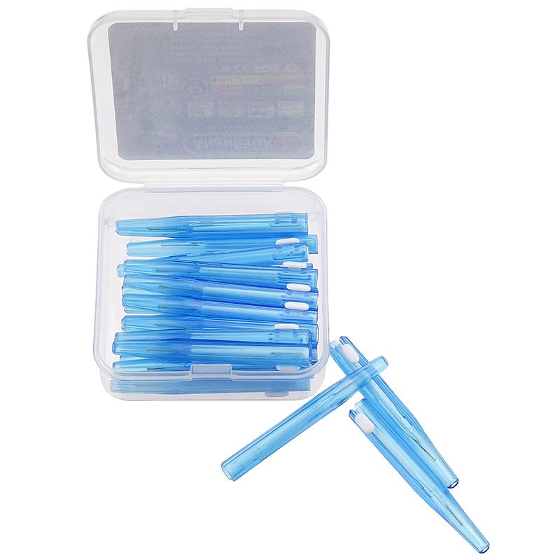 Spaltbürsten 20 Stk. MundFrisk 0,7 mm BLAU
