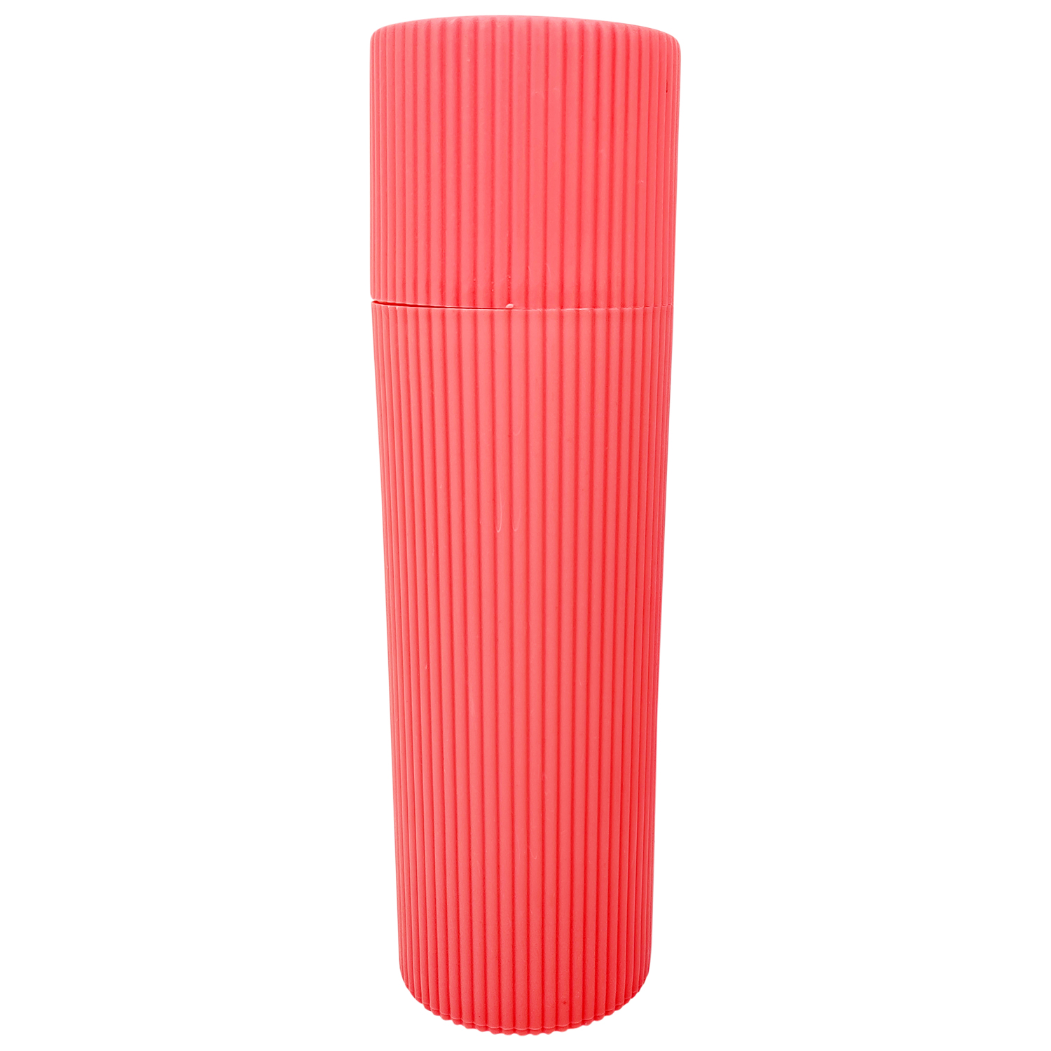 Reiseetui für Zahnbürste und Zahnpasta Grooved - GROÐ ̄ PINK