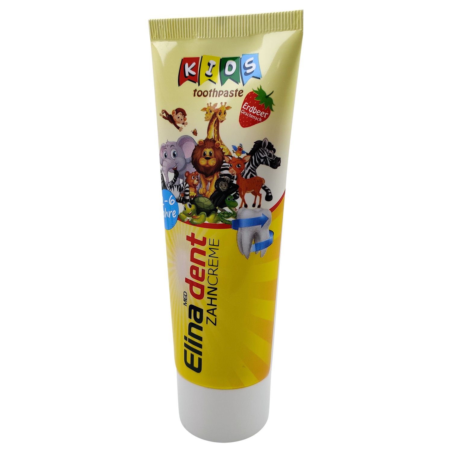 Elina Kids Tandpasta Til Børn 2-5 år - 75 ml.